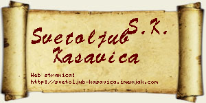 Svetoljub Kasavica vizit kartica